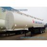 Buy cheap Trapezoid Mild Steel Q345 Tri-Axle Fuel Tanker Semi Trailer 50000 Liters from wholesalers