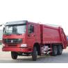 Buy cheap Red Howo Waste Collection Truck , 6 - 19 Cubic Rubbish Compactor Truck from wholesalers
