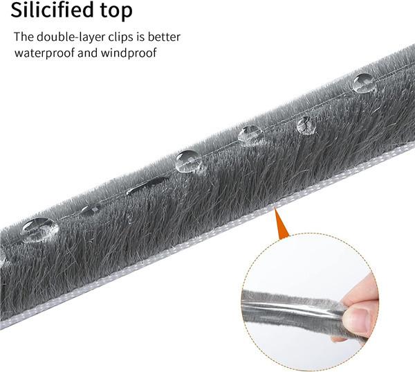 Buy cheap 100% pP Wool Pile Weatherstripping Sliding Door Brush Strip from wholesalers
