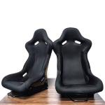 Large Size Bucket Racing Seat Cushion Customizable Logo Black Racing Seats