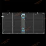 Buy cheap 3.91mm 7.81mm Transparent LED Display Screen Back Maintenance from wholesalers