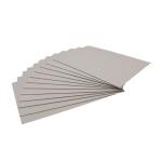 750*1050mm glossy rigid grey cardboard sheets