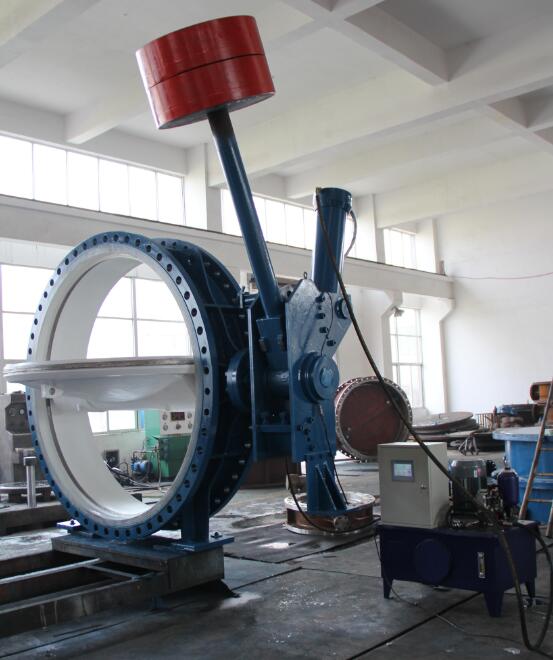 Long Pattern Hydraulic Butterfly Check Valve Made By ASTM A216 GR WCB,PN16