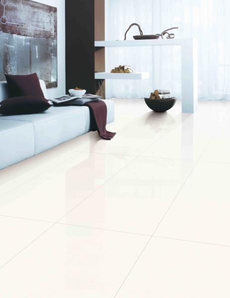 Large Size Porcelain Thin Wall Tile Rectangular White Living Room Slim Ceramic