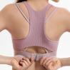 Buy cheap XL Fitness 75% Nylon Gather Training Yoga Vest Rib Women Lingerie from wholesalers