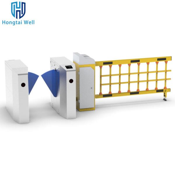 Buy cheap IP65 Flap Barrier Turnstile Dynamic Temperature Measurement Face Recognition from wholesalers