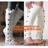 Buy cheap Little Girls Knitted leg warmers Crochet Lace Trim and Buttons children kids leg warmers from wholesalers