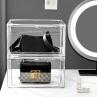 Buy cheap Plastic Acrylic Shoe Boxes With Magnetic Door 5kg - 10kg Load from wholesalers