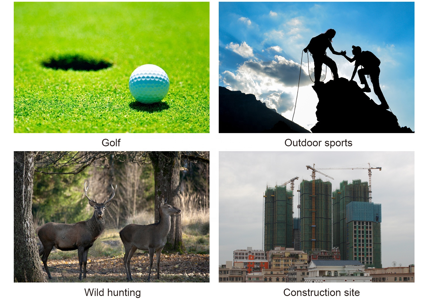 High quality high precision Handheld hunting Laser Rangefinder Multiple modes golf Rangefinder Laser with slope