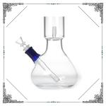 Grace 17.5'' Tall Glass Smoking Pipes With Ice Catcher Beaker Bottom Bongs