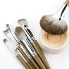 Buy cheap 8PCS Vegan Cosmetic Makeup Brush Set Grey Soft Touch Bristle Custom Logo Fan Brush from wholesalers