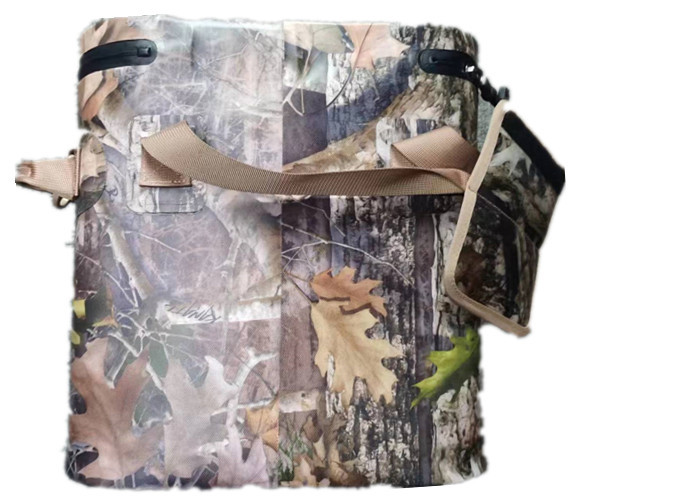 Camo Soft Insulated Cooler Lunch Bag Backpack With Leak Proof Zipper