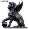 Buy cheap 160cm Large Bronze Lion Statue Outdoor Metal Animal Decoration from wholesalers