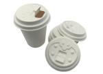 Biodegradable Disposable 80mm Sugarcane Bagasse Cup Lid