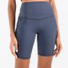 Buy cheap High Waisted Active Yoga Shorts Animal Print Workout Shorts Squat Proof Leopard 8inch from wholesalers