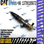 USA genuine C9 Common Rail Injector 254-4339 10R7222 387-9433 382-2574 387-9433