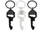 Buy cheap Key chain pendant Multifunctional Bottle opener screwdriver wrench Father's Day Christmas holiday gift key chain from wholesalers