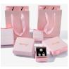 Buy cheap Pink Color Jewelry Gift Box Eco Friendly Hot Stamping Luxury Paper Packaging Box from wholesalers
