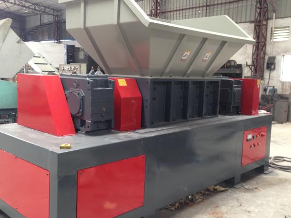 Buy cheap Guangzhou factory supply customized double shaft shredder machine car tyre shredder for sale from wholesalers