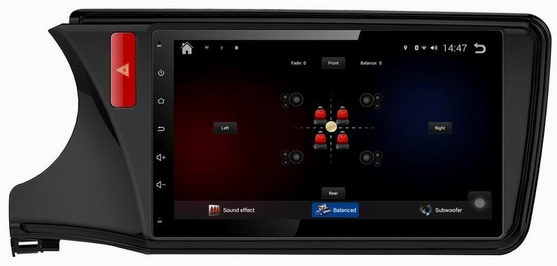 Ouchuangbo auto radio DVD player for Honda City 2015 with 3G wifi SWC Cortex A9 Quad core Android 4.4 System