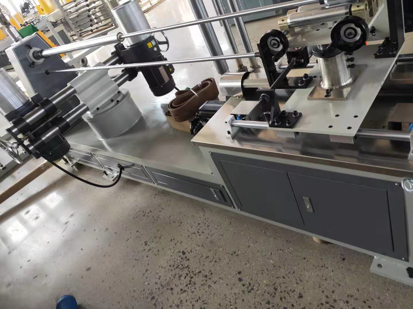Industrial Spiral Cardboard Paper Pipe Making Machine 1450kg Weight