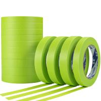 Buy cheap OEM Removable 25mm 48mm Green High Stick Spray Masking Tape For Outdoor Wall product
