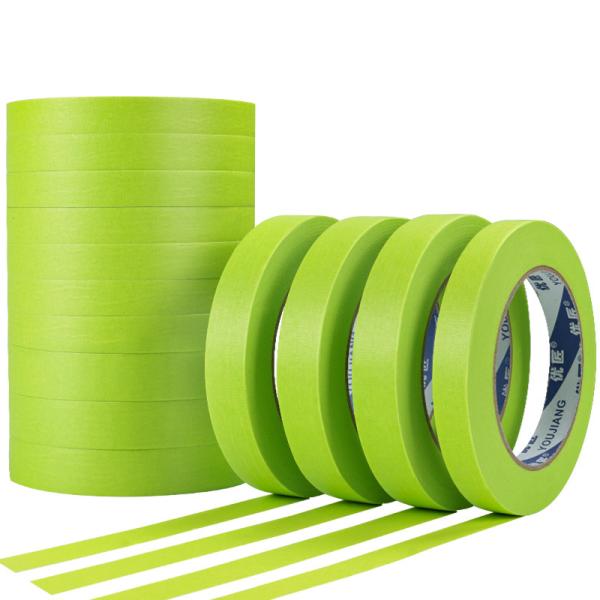 Buy cheap OEM Removable 25mm 48mm Green High Stick Spray Masking Tape For Outdoor Wall Paint from wholesalers