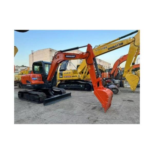 Buy cheap Used Doosan Mini Excavator with Dozer Blade DX60 DX75 DX80 DX55 0.21m3 Bucket Capacity from wholesalers
