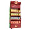 Buy cheap Brochure Metal Wire Display Stands Rack Supermarket Chocolate 5 Tiers Snacks from wholesalers
