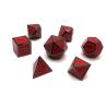 Buy cheap For Sale Metal Game Dice Set Black Nickle Plating with Red Color from wholesalers