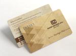 Golssy Finish Smooth PVC Business Cards With Flat Serial Number Waterproof