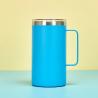 Buy cheap Custom Logo Printed Stainless Steel Cup 12oz Double Wall Tumbler Coffee Travel Mug With Lid And Handle from wholesalers