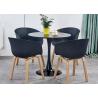 Buy cheap High Top Round Metal Cocktail Table MDF Melamine Impregnated Paper from wholesalers