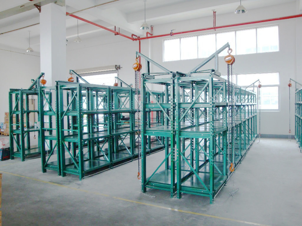 China Manufacturer Industrial Warehouse Steel Heavy duty Custom Sliding Drawer Mold mould storage rack