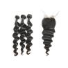 Buy cheap Heathly Indian Human Hair Bundles Loose Wave , 100 Indian Human Hair Weave from wholesalers