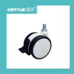 3 Inch Black Trolley Casters For Hospital Medical Machine For Hospital