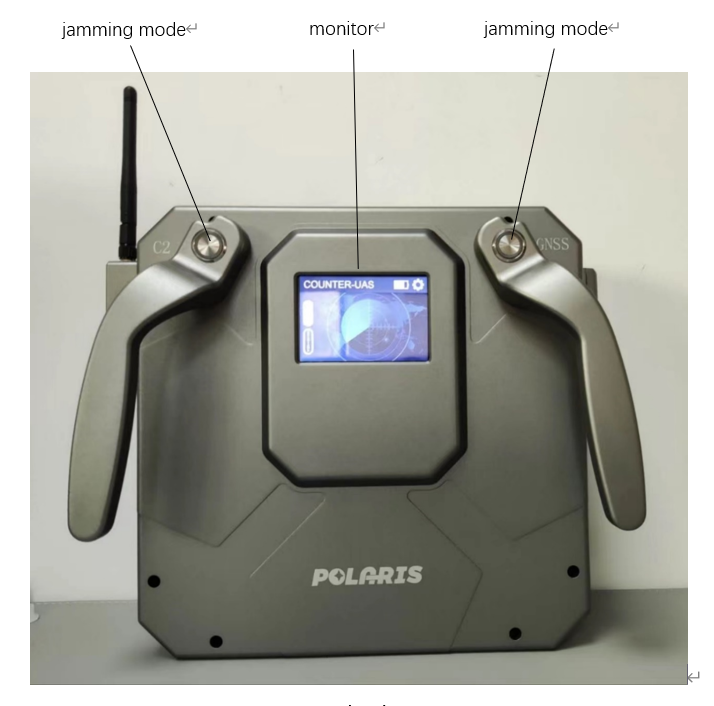 1-2km Handheld UAV Detector And Jamming Device For Individual Combat Equipment