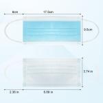 Customized Colored Disposable Face Mask 3 Ply Medical Supplies With Elastic Ear