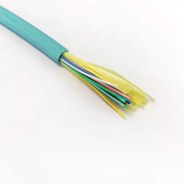 Buy cheap 2 4 6 12 core Indoor optical fiber cable GJFJH LSZH outer sheath tight buffered fiber from wholesalers