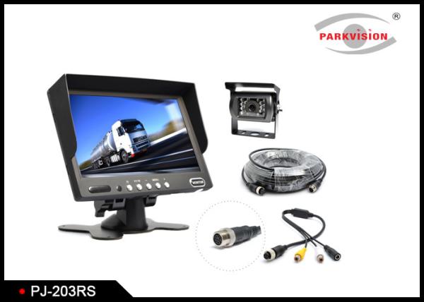 Buy cheap 600 TVL CCD Truck Rear View Camera W / 2 Way Input With 7 Inch Monitor from wholesalers