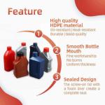 Empty HDPE 1L Motor Oil Jugs Plastic Petrol Bottle Leakage Proof