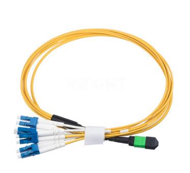 Buy cheap MPO MTP To LC Breakout Cable Duplex Optic FTTH 8 Core from wholesalers