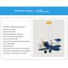 Buy cheap Children's room airplane pendent lamp lights cartoon Bedroom Boys Hanging Lamp(WH-MA-140) from wholesalers