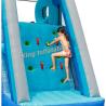 Buy cheap Double Lane Ocean Commercial PVC Tarpaulin Inflatable Water Slide Blue Huge from wholesalers