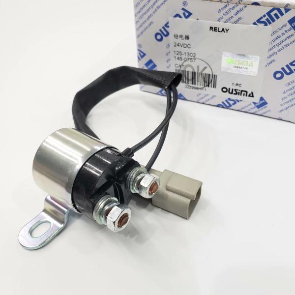 Buy cheap OUSIMA 1251302 1480757 Switch Starter Motor Relay 125-1302 148-0757 24V Electric Part For Excavators from wholesalers