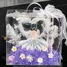 Buy cheap Acrylic hand-held flower arrangement box, fresh flower bouquet, floral art packaging box, diy material waterproof transparent light luxury souvenir from wholesalers