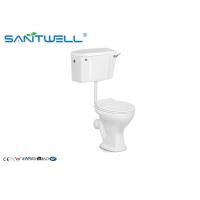 Buy cheap Washdown Two Piece Toilet Colorful Ceramic Sanitary Ware Wall Mounted Type product