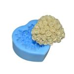 Food Grade Silicone Baking Utensils Fondant Cake Heart Rose 3d Silicone Mold