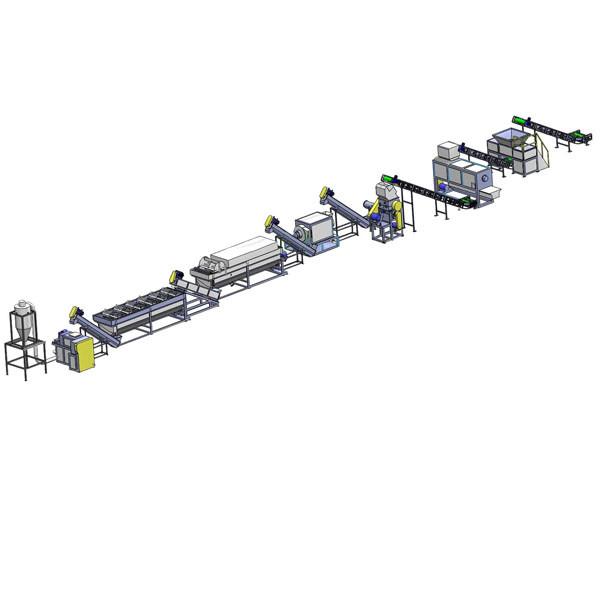 Buy cheap Fully Automatic Plastic Washing Recycling Machine 1000kg/h For PP PE Films / PP Woven Bags from wholesalers
