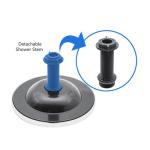 Water Saving Overhead Rainfall Shower Head / 5 Inch Shower Head Sliver Color